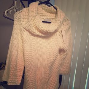 Never worn, new cream knit sweater